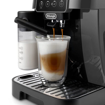 De’Longhi Magnifica Start Milk ECAM223.61.GB Kaffeevollautomat – Grau-Schwarz – Zubereitung einer Milchspezialität