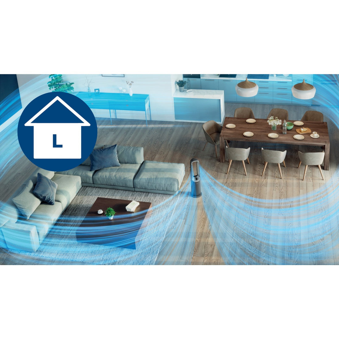 Philips Air Performer AMF870/15 – 3-in-1 Luftreiniger, Ventilator und Heizlüfter – 3-in-1 Gerät in Dunkelgrau-Silber